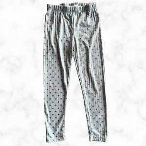 Young Hearts Green Gold Dots Girls Leggings SIZE 6X